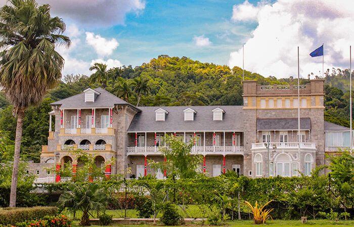 The President's House in Port of Spain Trinidad