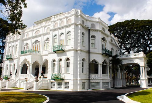 Visit Whitehall - the Magnificent Seven in Port of Spain Trinidad