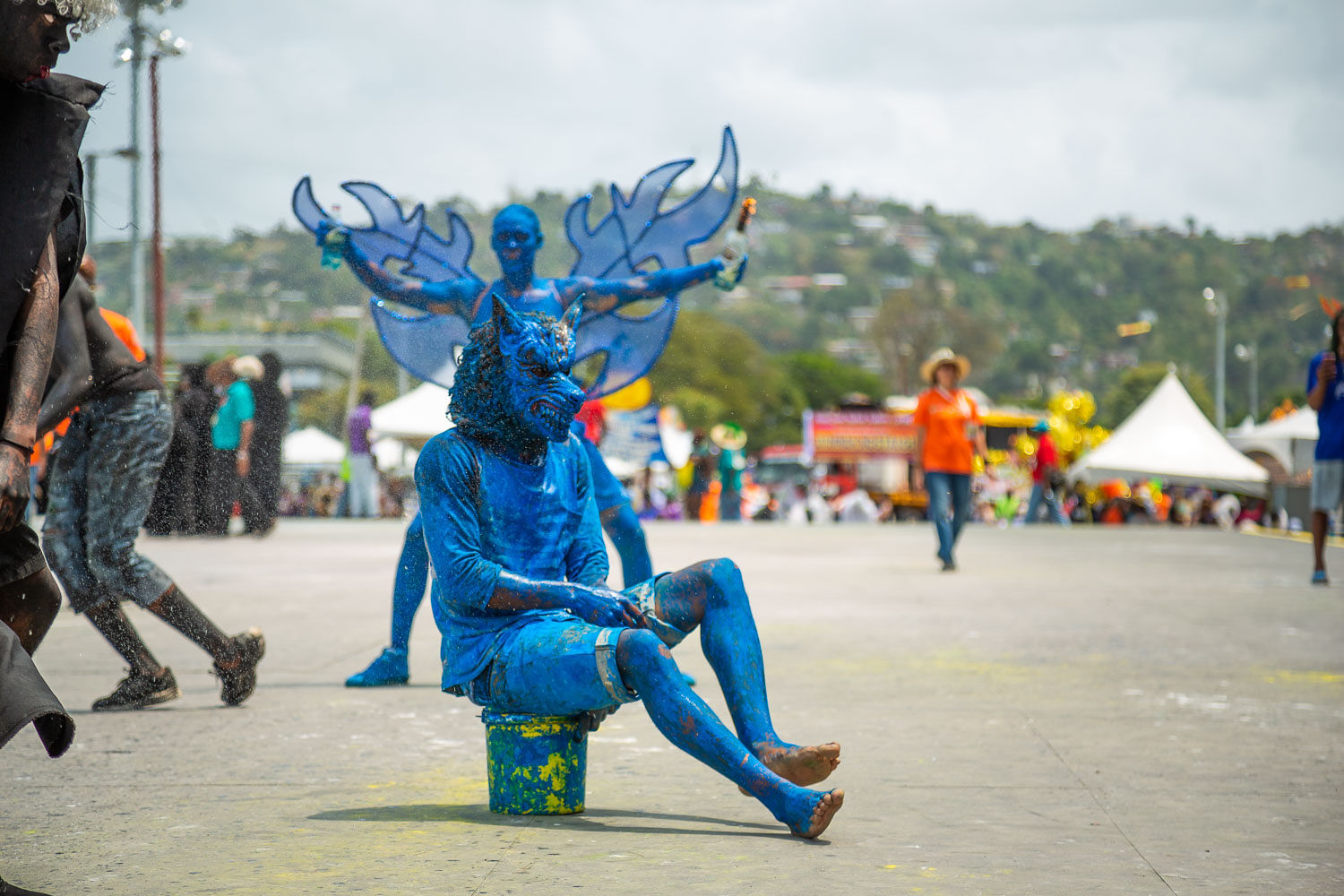 20 Mesmerizing Photos From Trinidad Tobago Carnival Monday   Trinidad And Tobago Carnival Monday At Queens Park Savannah Blue Devils 