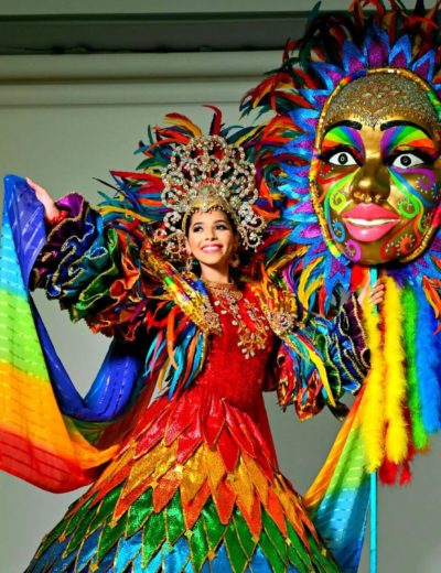 Miss World Trinidad and Tobago 2021 - Jeanine Brandt National Costume