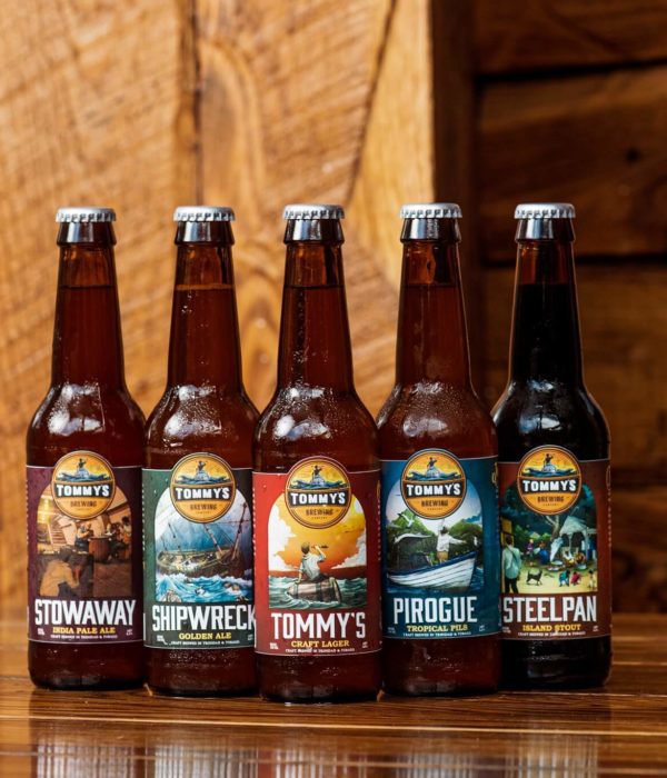 Tommy's Brewing Company - Assortment of local craft beer in Trinidad